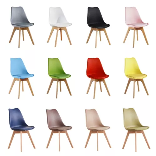 Dining Chair Modern Contemporary Scandinav Set of 